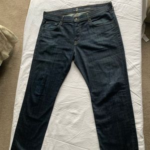 7 for all mankind Carsen jeans. Size 38. Like new.